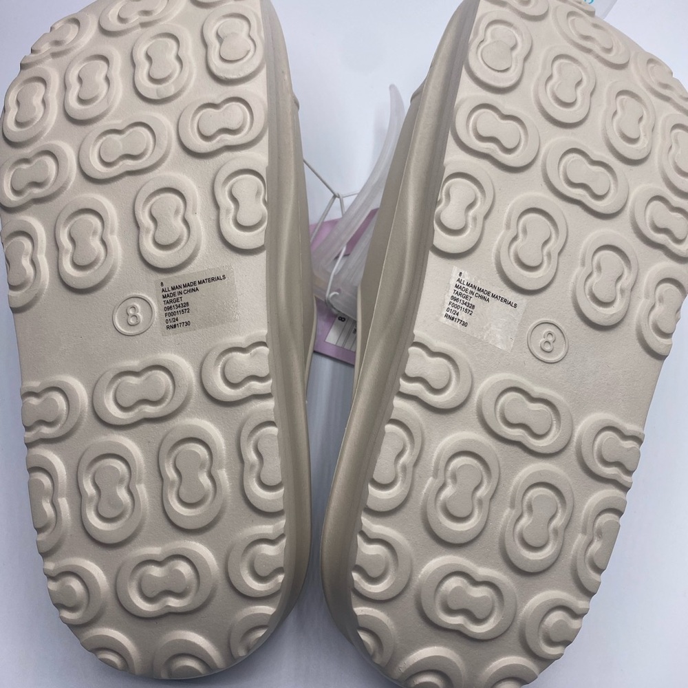 Wild Fable Laney Slides Cream NWT - Picture 4 of 5